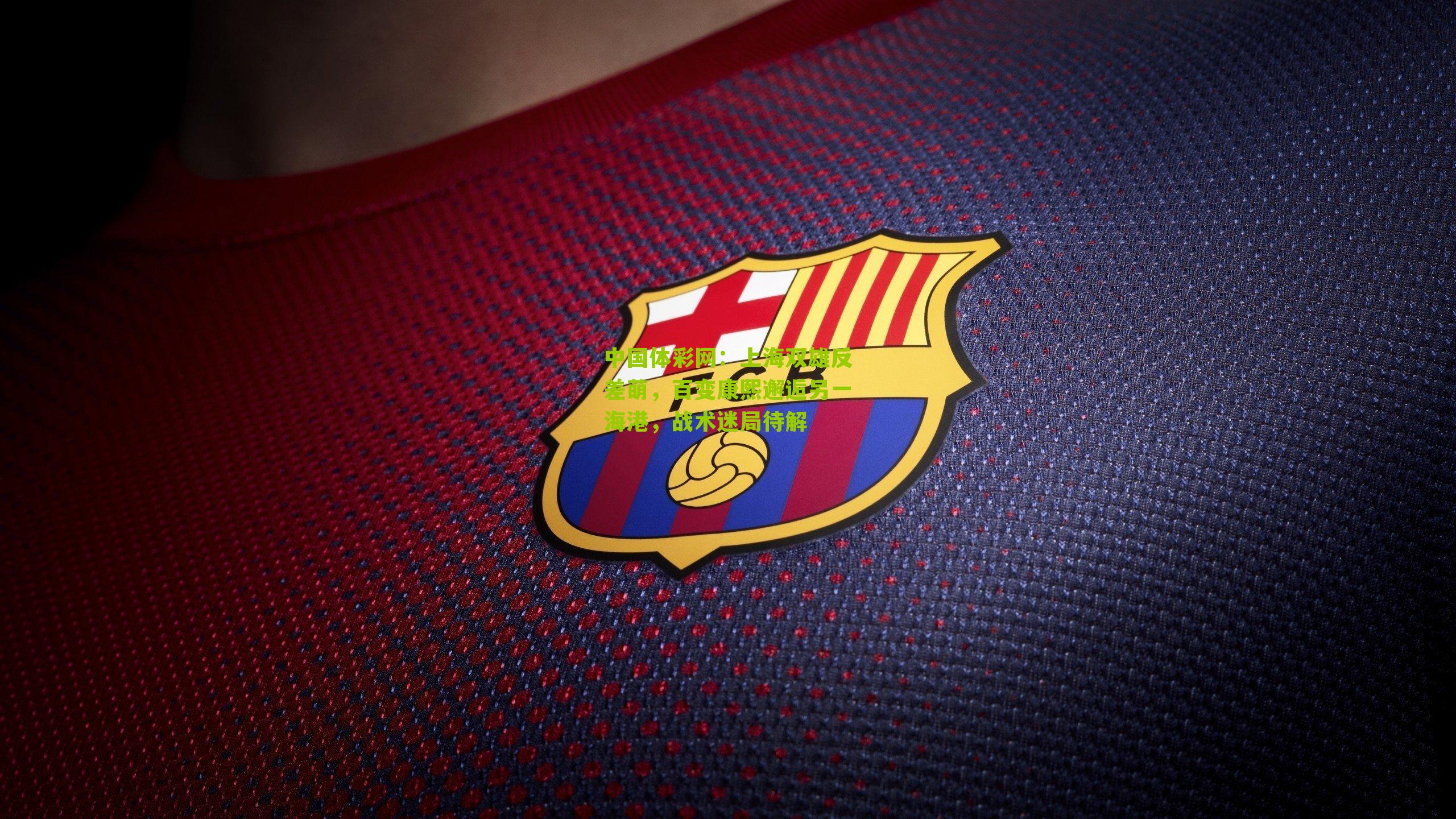 中国体彩网：上海双雄反差萌，百变康熙邂逅另一海港，战术迷局待解